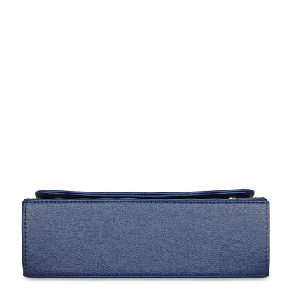 Blue Quilted Vegan Leather Wholesale Sling Bags – Women’s Chain Strap Shoulder Purse