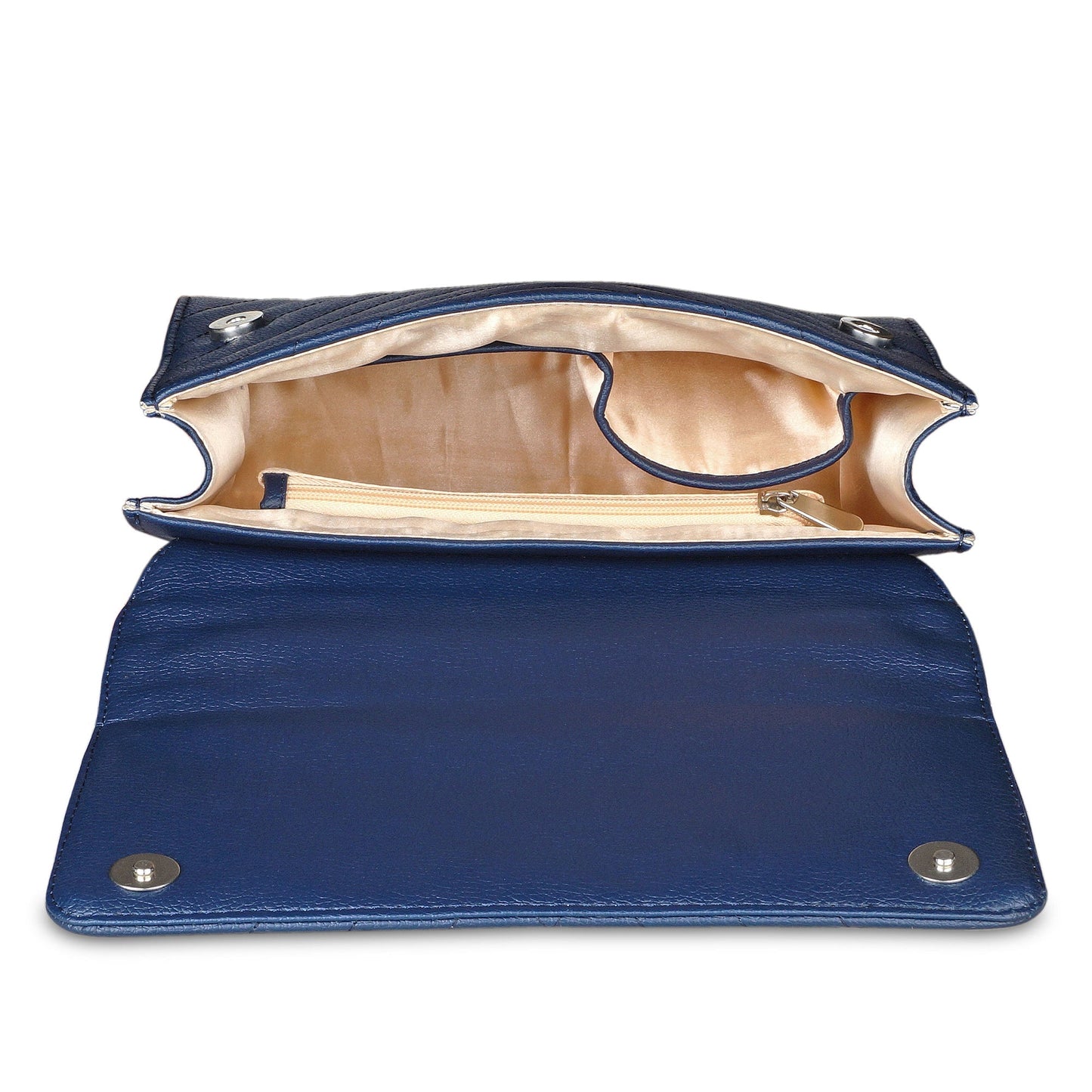 Blue Quilted Vegan Leather Wholesale Sling Bags – Women’s Chain Strap Shoulder Purse