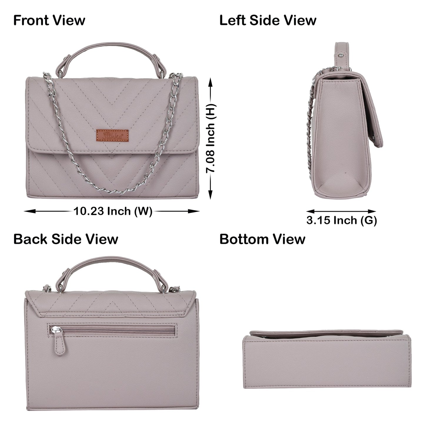 Mauve Vegan Leather Wholesale Sling Crossbody Bag – Women’s Shoulder Purse