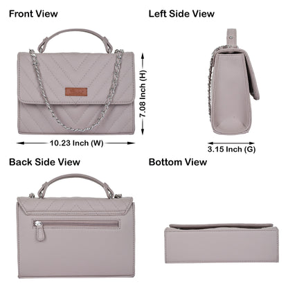 Mauve Vegan Leather Wholesale Sling Crossbody Bag – Women’s Shoulder Purse