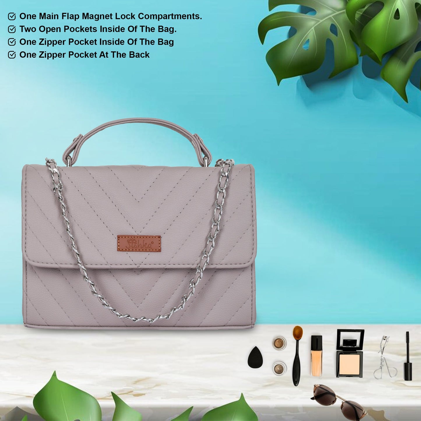 Mauve Vegan Leather Wholesale Sling Crossbody Bag – Women’s Shoulder Purse