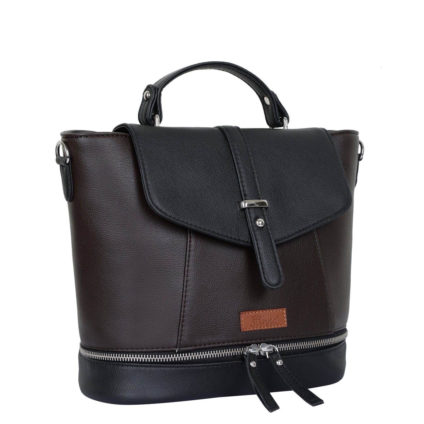 Brown Women’s Casual Backpack Purse – Wholesale Vegan Leather Handbag & Shoulder Bag