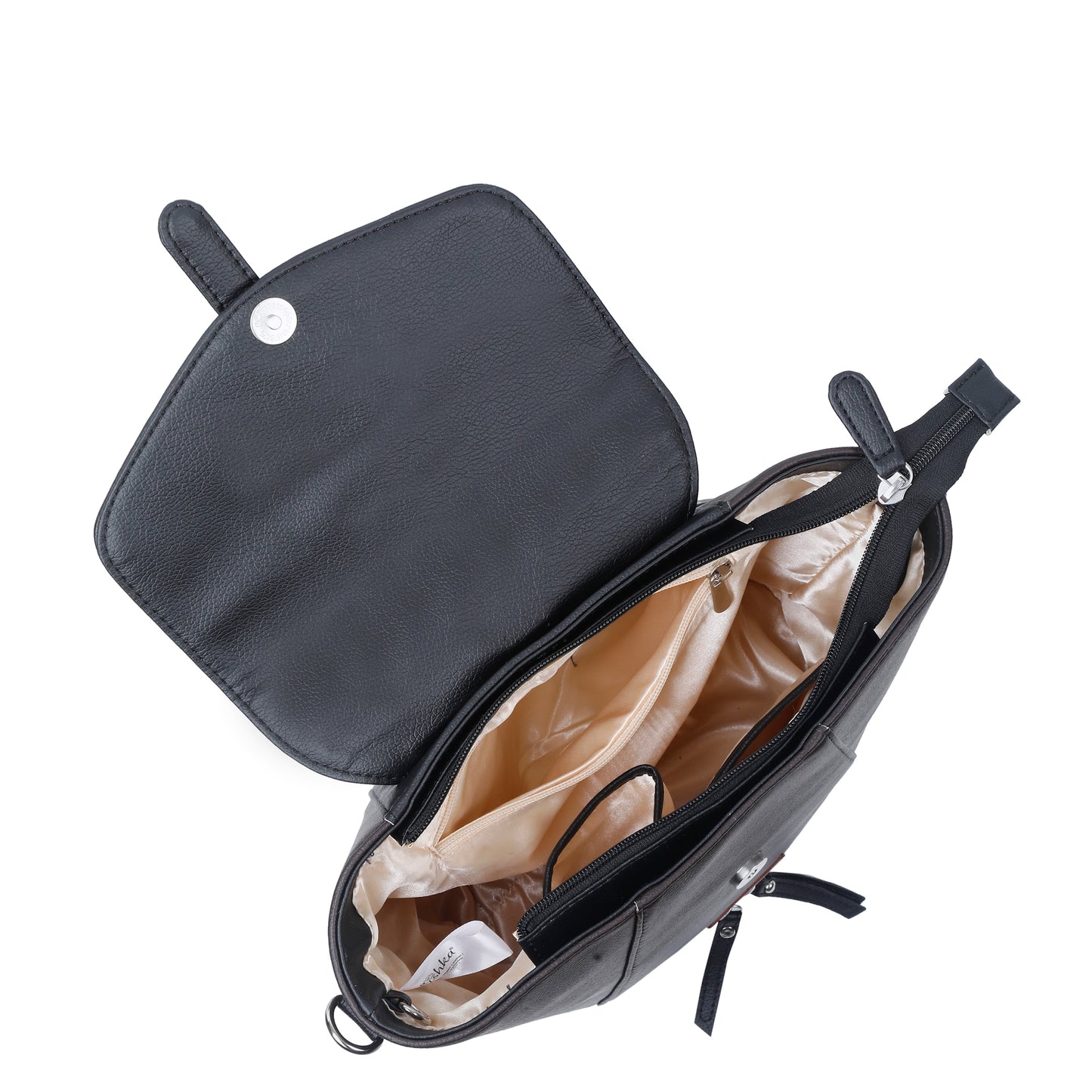 Brown Women’s Casual Backpack Purse – Wholesale Vegan Leather Handbag & Shoulder Bag