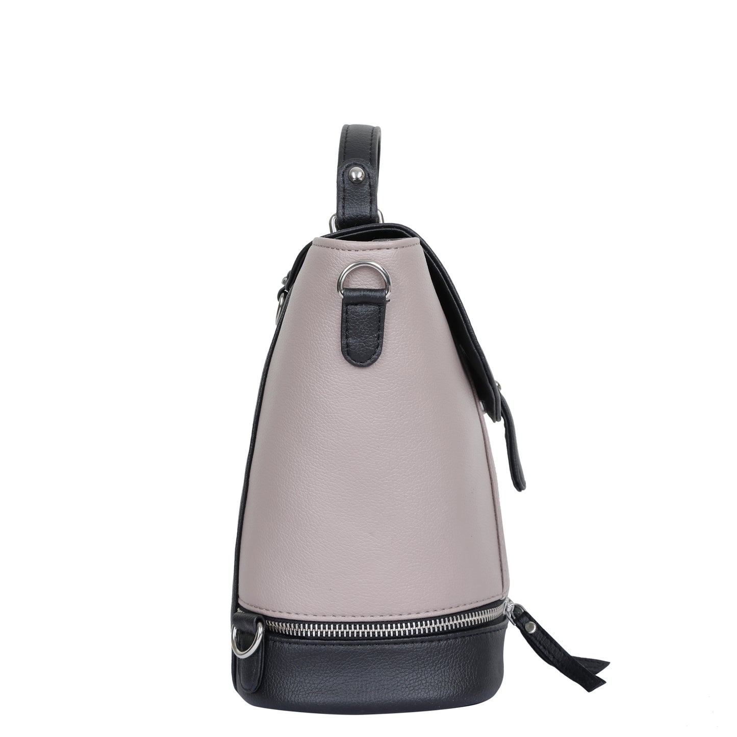 Mauve Women’s Fashion Backpack – Wholesale Vegan Leather Shoulder Purse for Office