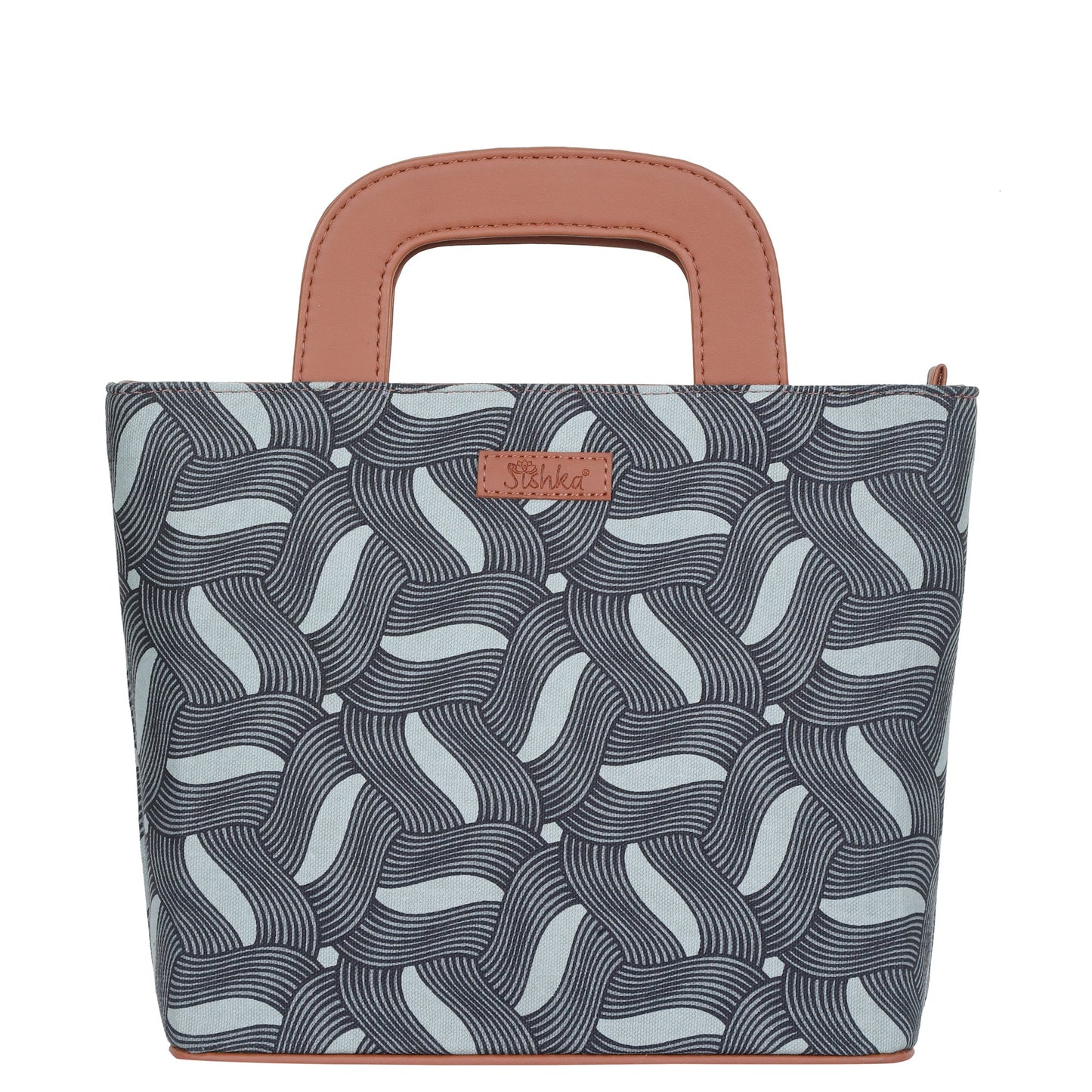Women’s Olive Green Top Handle Tote Bags with Vegan Leather Trim – Wholesale
