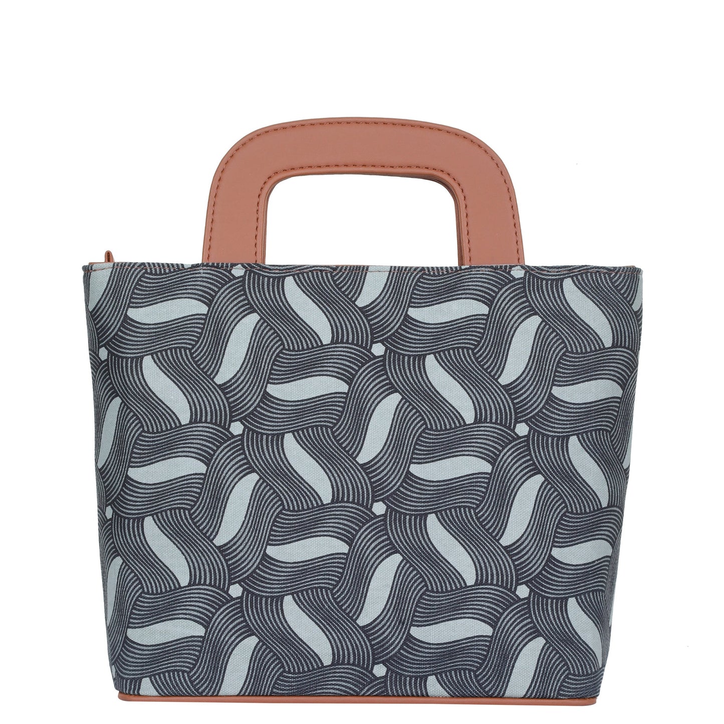 Women’s Olive Green Top Handle Tote Bags with Vegan Leather Trim – Wholesale