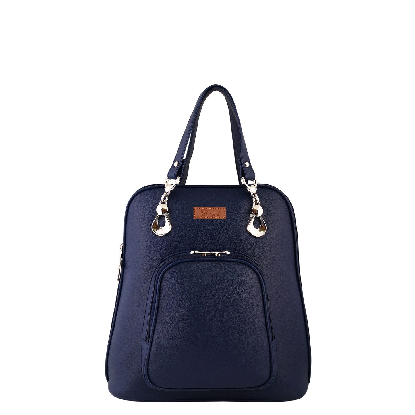 Wholesale Blue Women’s Backpack Purse – Vegan Leather Shoulder Bag for Daily Use