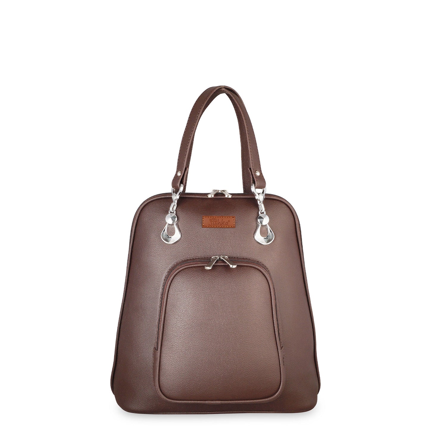 Brown Vegan Leather Wholesale Backpack for Women – Elegant Shoulder Bag for Office