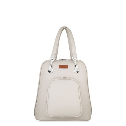 Grey Women’s Fashion Backpack – Wholesale Vegan Leather Bag for Daily Use