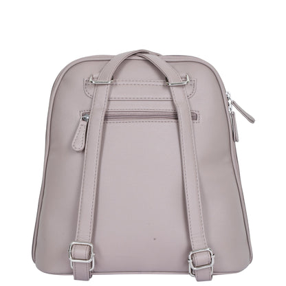 Mauve Vegan Leather Backpack for Women – Wholesale Shoulder Bag for Work