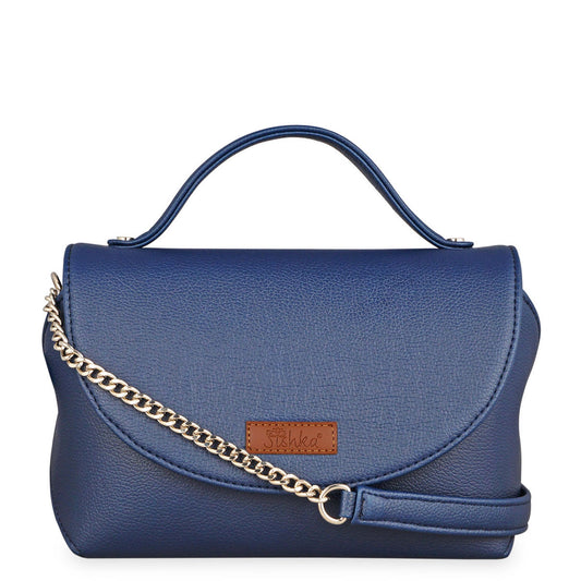 Blue Vegan Leather Wholesale Crossbody Sling Bag – Women’s Shoulder Handbag