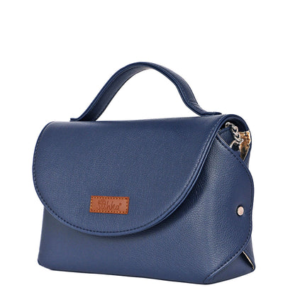 Blue Vegan Leather Wholesale Crossbody Sling Bag – Women’s Shoulder Handbag