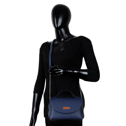 Blue Vegan Leather Wholesale Crossbody Sling Bag – Women’s Shoulder Handbag