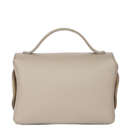 Grey Vegan Leather Crossbody Sling Bag – Women’s Wholesale Shoulder Handbag