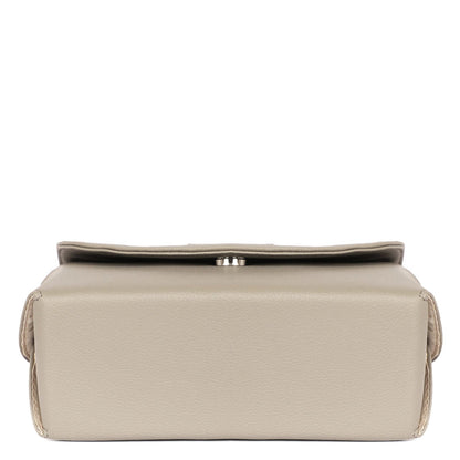 Grey Vegan Leather Crossbody Sling Bag – Women’s Wholesale Shoulder Handbag