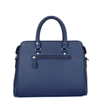 Vegan Leather Wholesale Blue Top-Handle Handbag for Women - Crossbody Bag