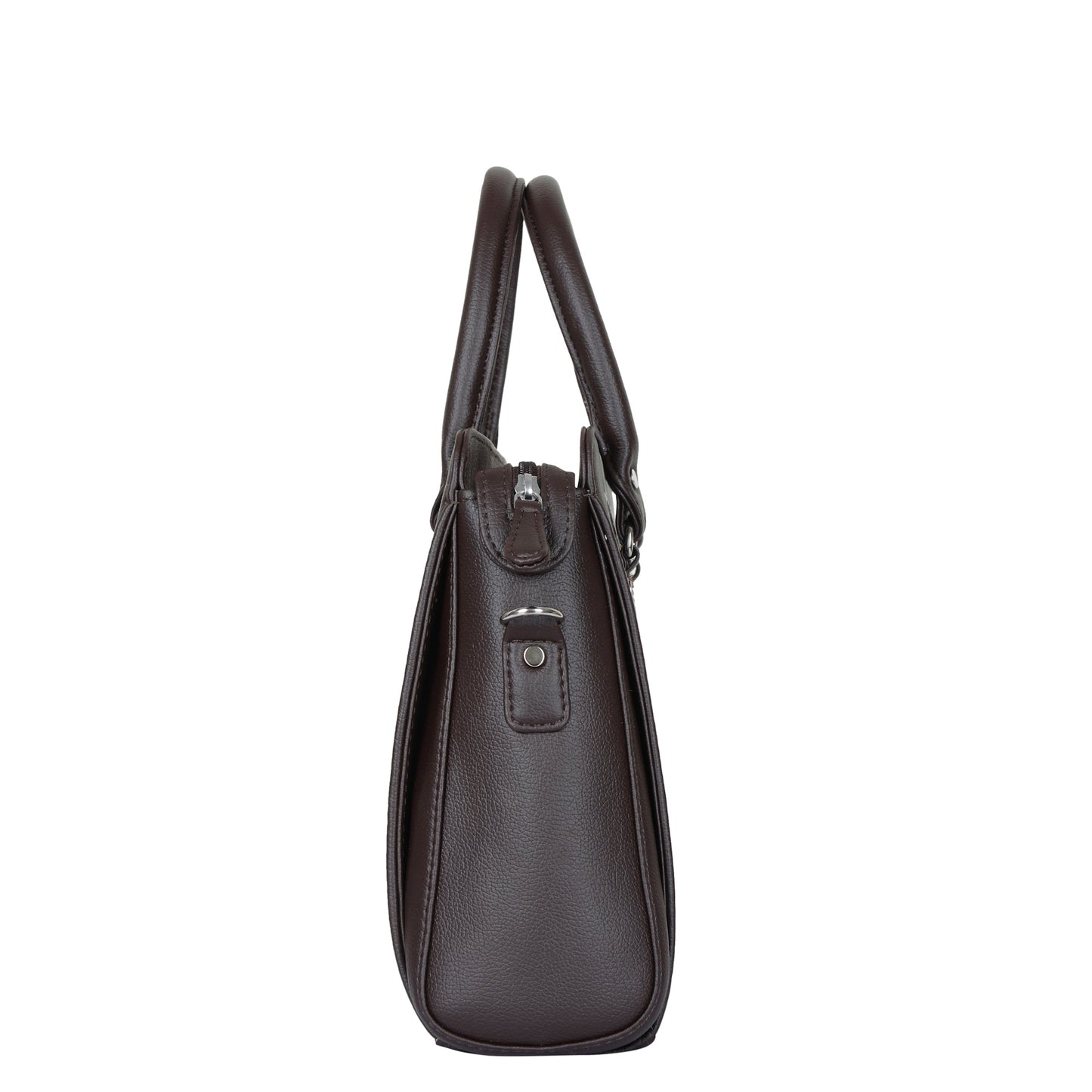 Women’s Wholesale Brown Top-Handle Handbag in Vegan Leather –  Crossbody Purse