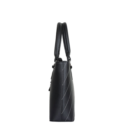 Wholesale Black Vegan Leather Tote Bag– Women’s Top Handle handbag
