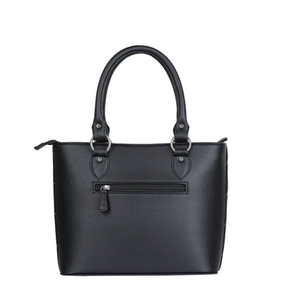 Wholesale Black Vegan Leather Tote Bag– Women’s Top Handle handbag