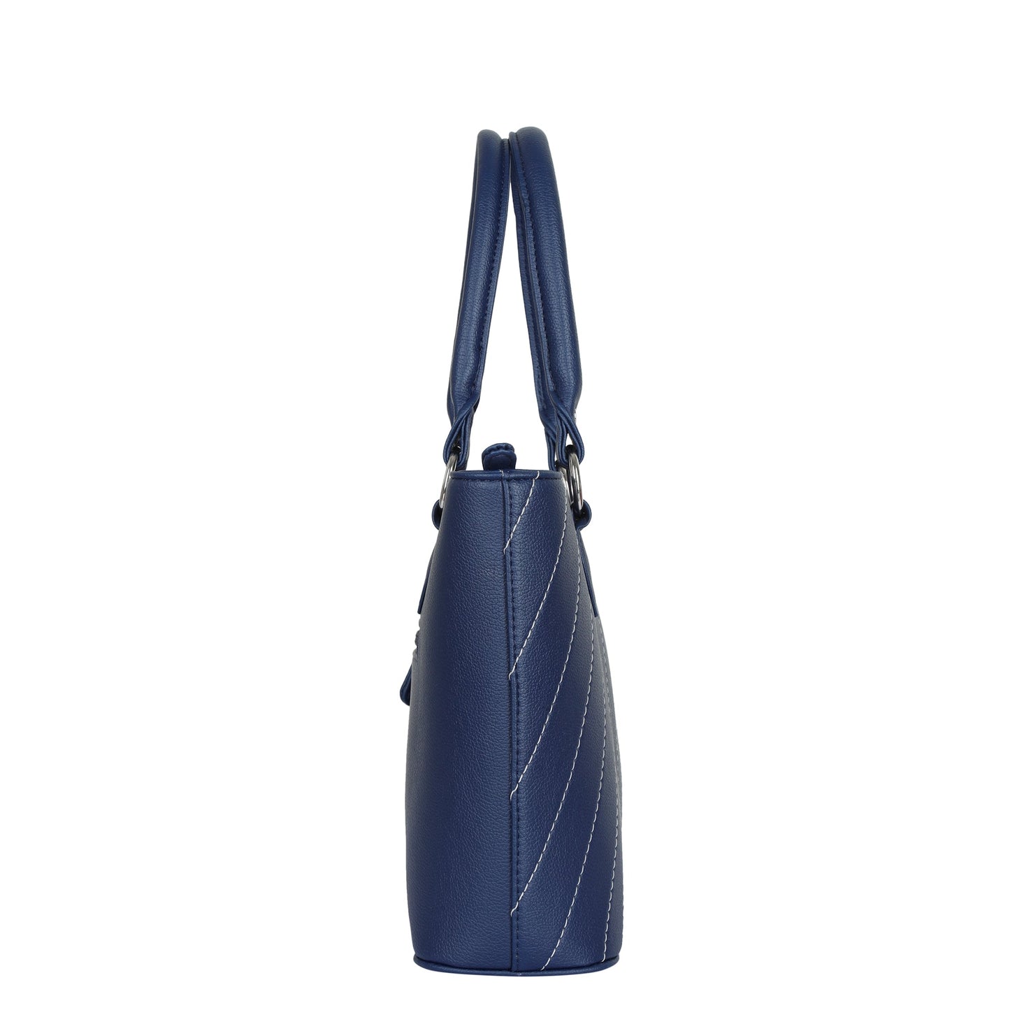 Blue Vegan Leather Tote Bag – Women’s Wholesale Top Handle Shoulder Bag