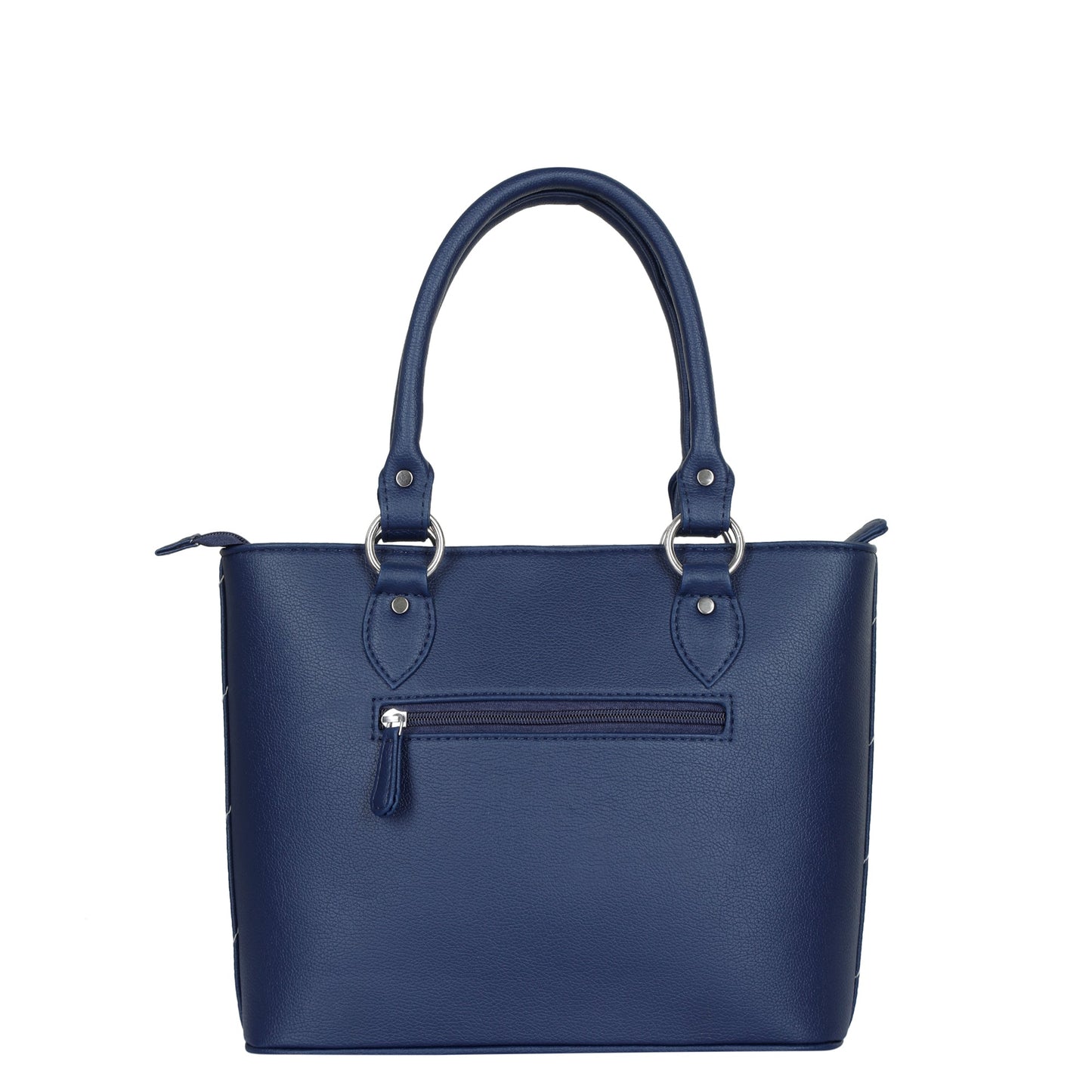 Blue Vegan Leather Tote Bag – Women’s Wholesale Top Handle Shoulder Bag