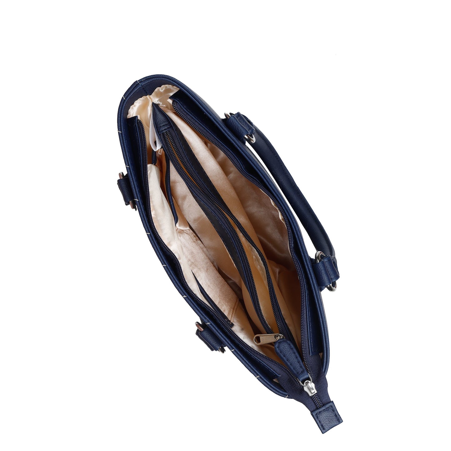 Blue Vegan Leather Tote Bag – Women’s Wholesale Top Handle Shoulder Bag