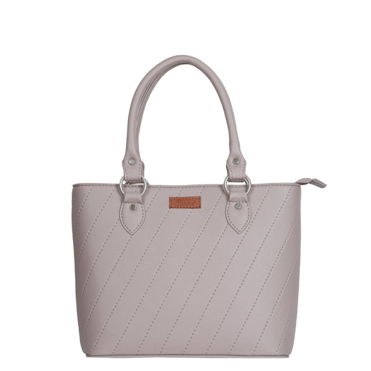 Wholesale Mauve Vegan Leather Tote Satchel – Women’s Top Handle Shoulder Bag