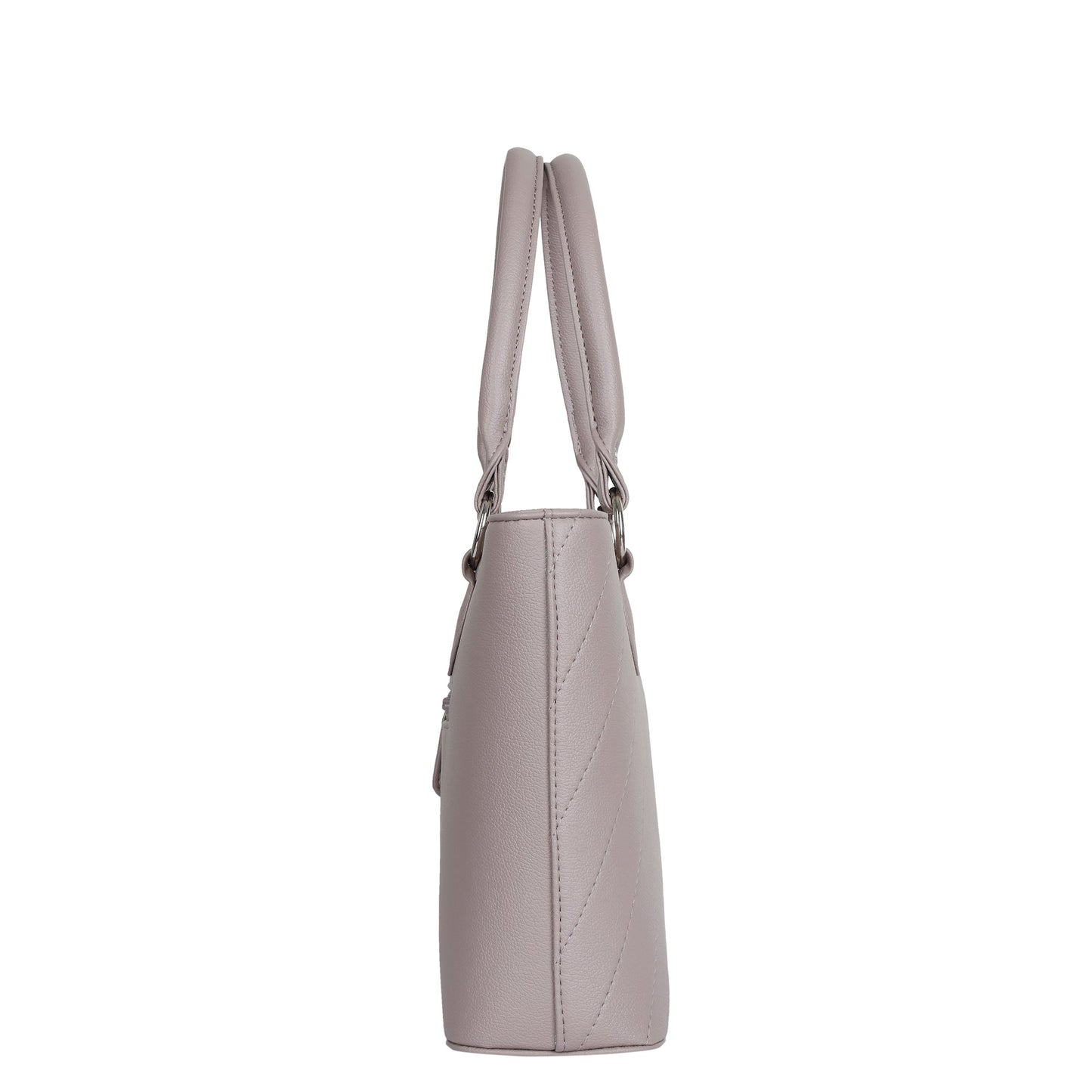 Wholesale Mauve Vegan Leather Tote Satchel – Women’s Top Handle Shoulder Bag