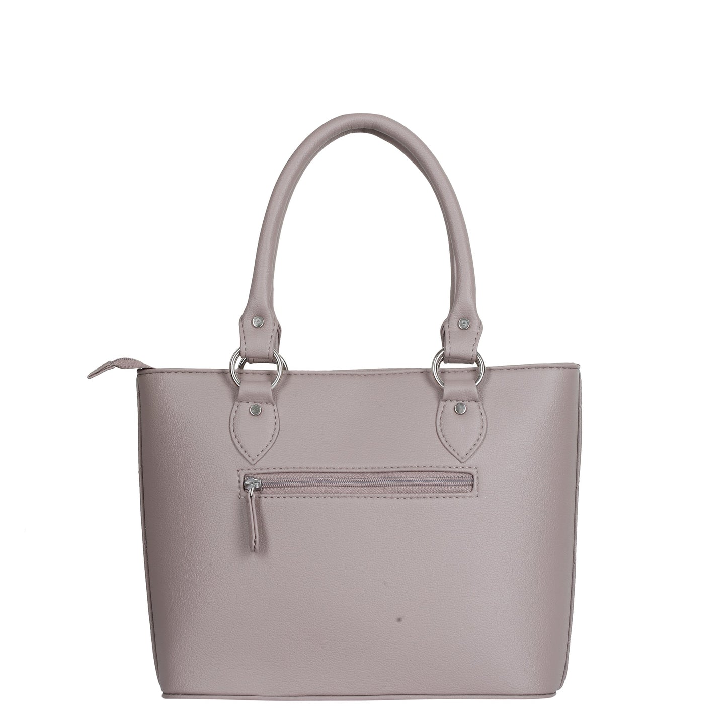 Wholesale Mauve Vegan Leather Tote Satchel – Women’s Top Handle Shoulder Bag