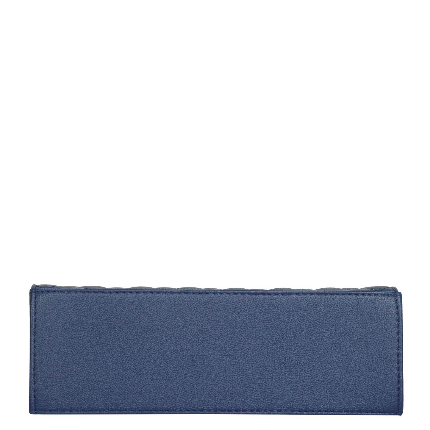 Women’s Blue Quilted Vegan Leather Tote Bag –  Wholesale Top Handle Satchel Handbag