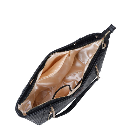Black Vegan Leather Wholesale Satchel Bag – Women’s Tote & Shoulder Bag for Daily Use