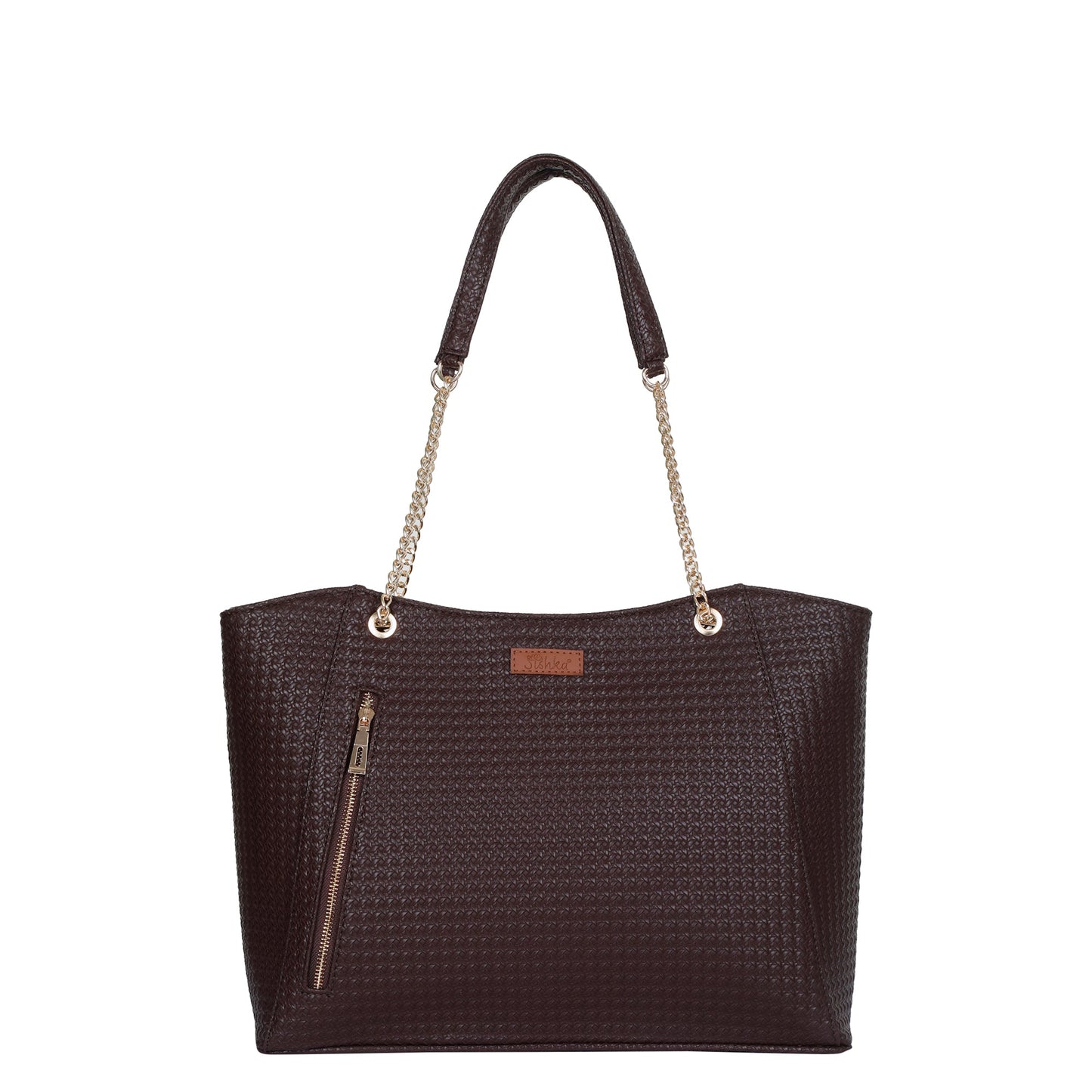 Brown Vegan Leather Satchel Bag – Women’s Wholesale Tote & Shoulder Bag for Work