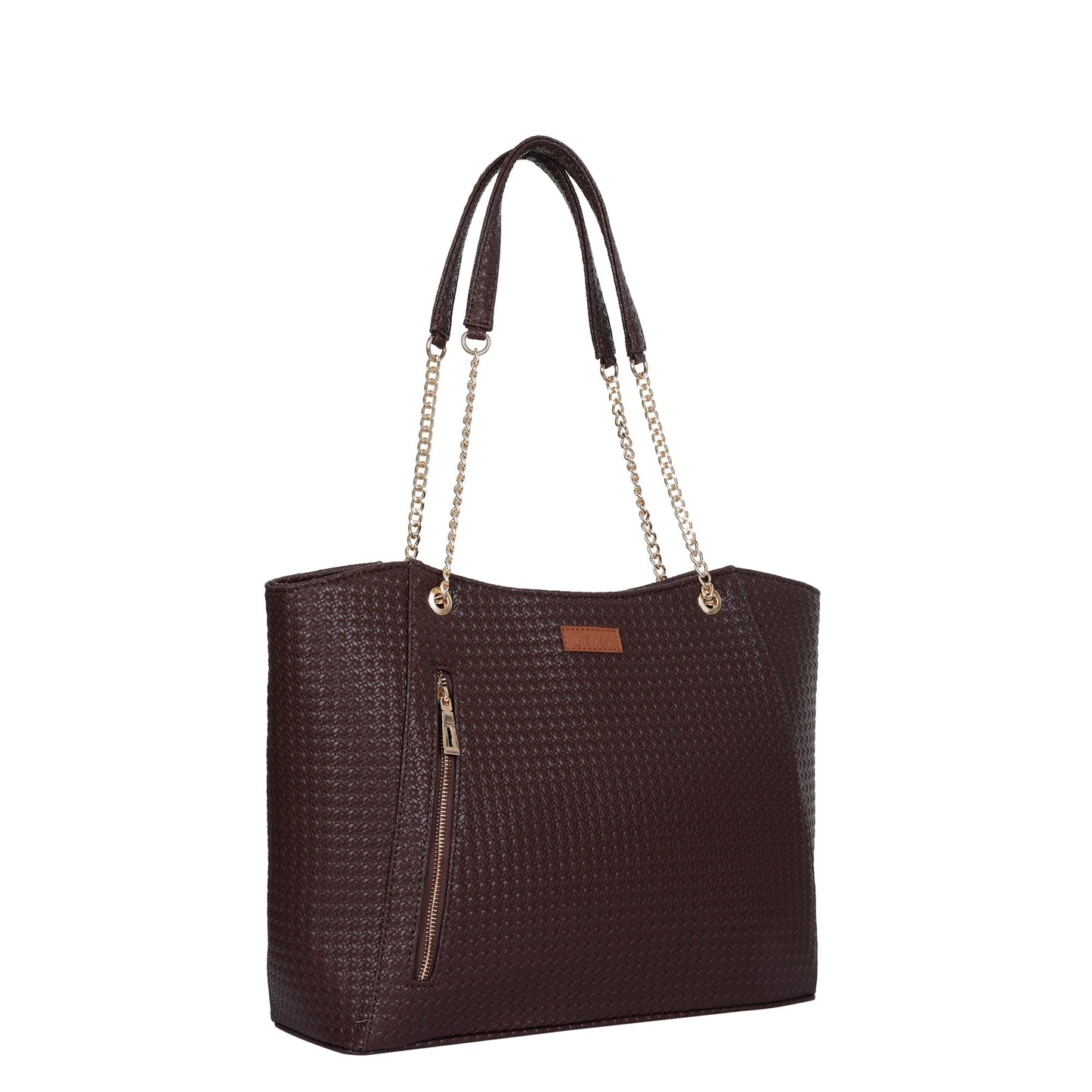 Brown Vegan Leather Satchel Bag – Women’s Wholesale Tote & Shoulder Bag for Work