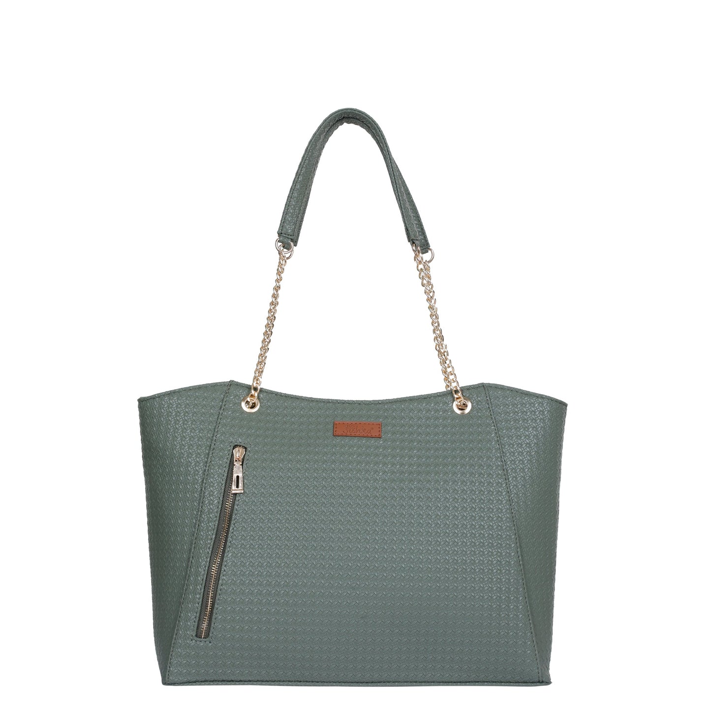 Green Vegan Leather Satchel Bag – Wholesale Women’s Tote & Shoulder Bag for Everyday Use