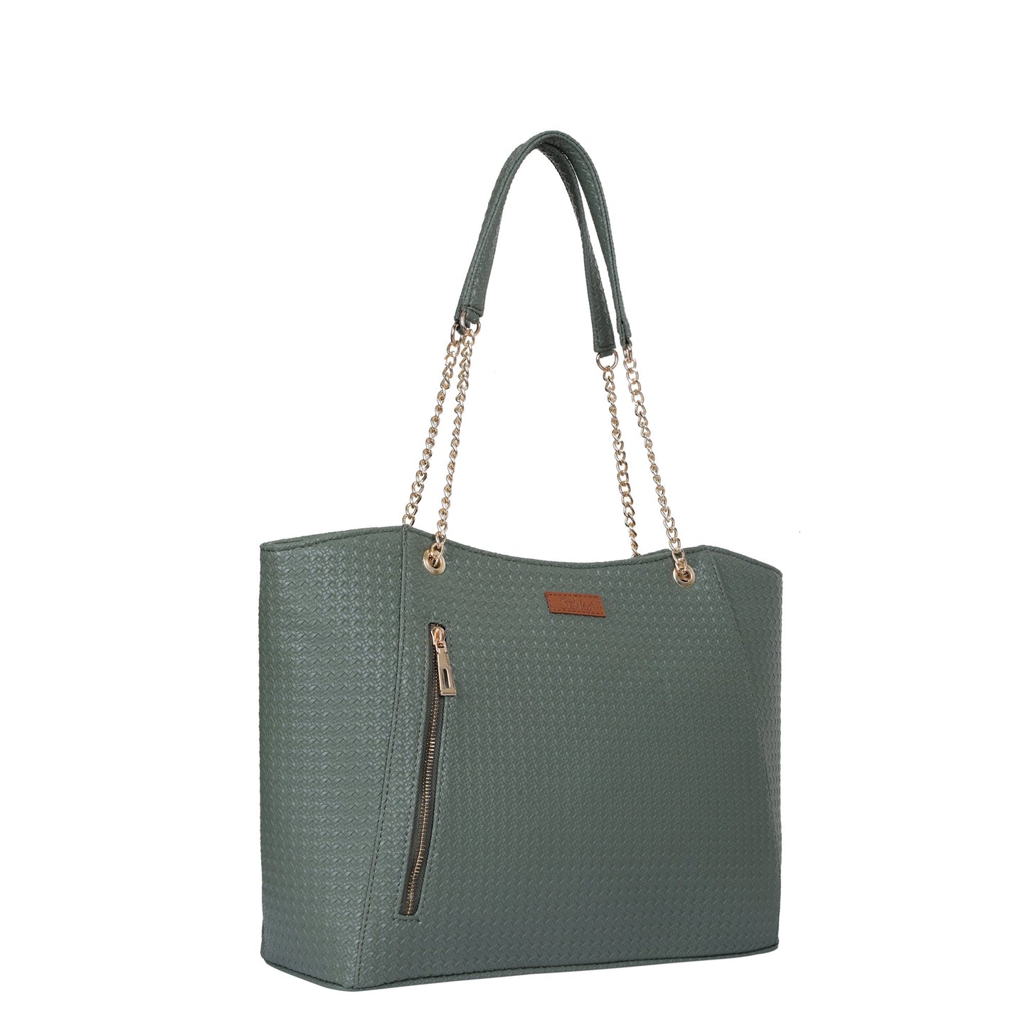 Green Vegan Leather Satchel Bag – Wholesale Women’s Tote & Shoulder Bag for Everyday Use
