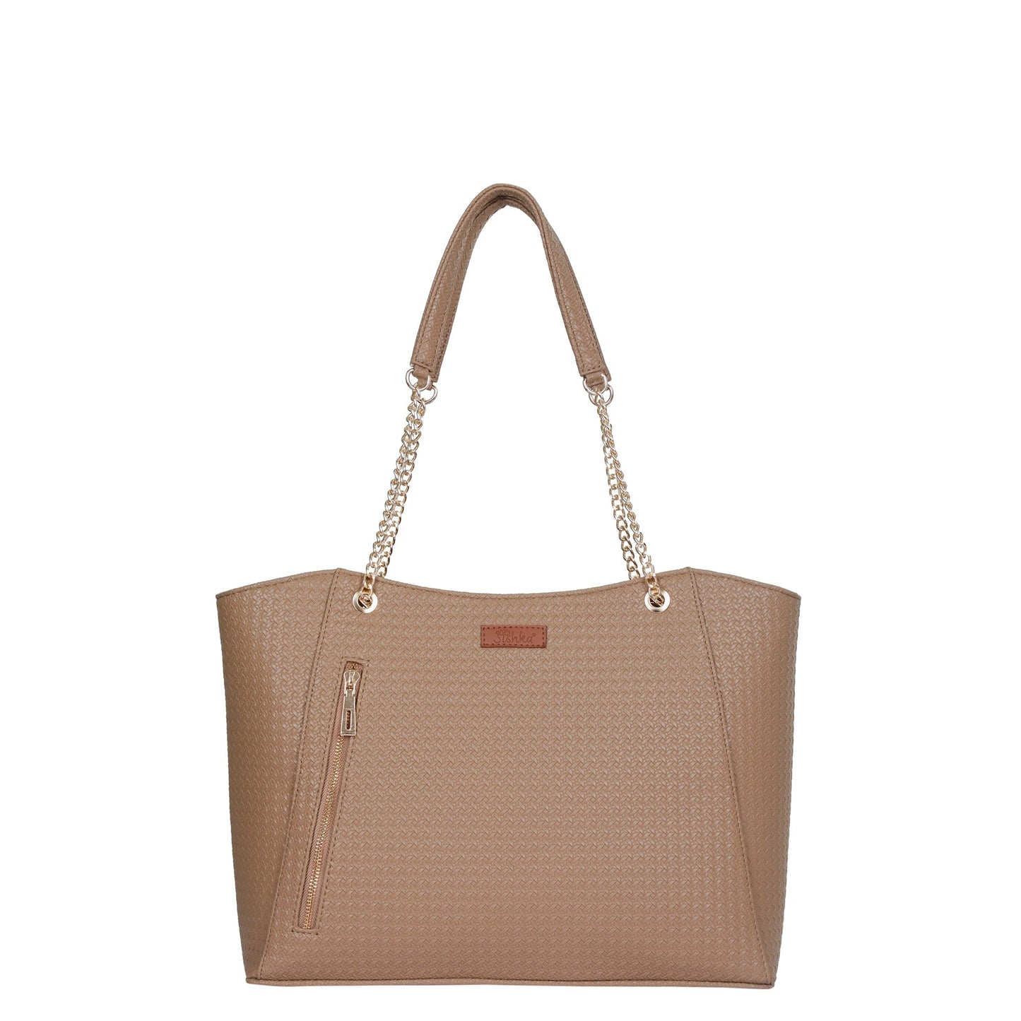 Taupe Vegan Leather Satchel Bag – Women’s Tote & Wholesale Shoulder Bag for Work & Daily Use