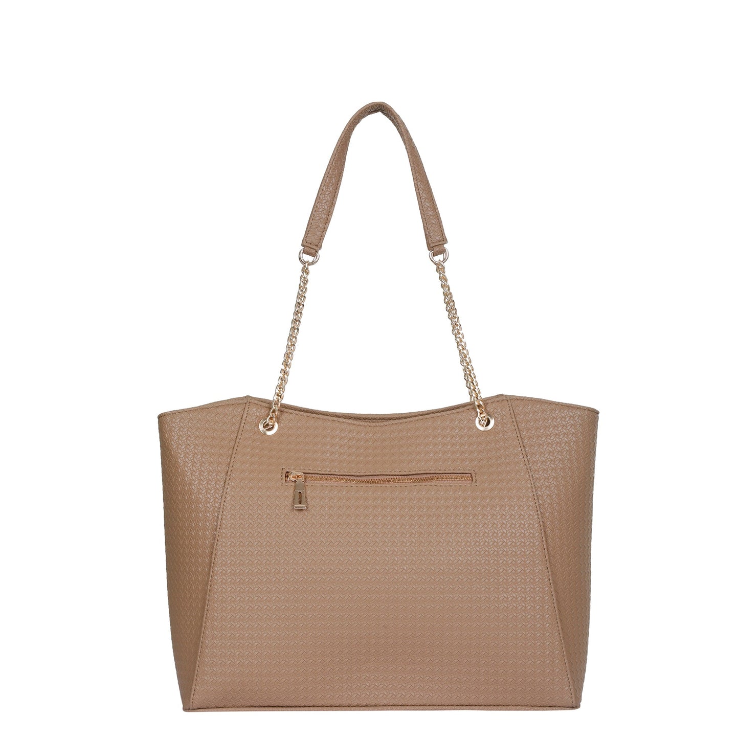 Taupe Vegan Leather Satchel Bag – Women’s Tote & Wholesale Shoulder Bag for Work & Daily Use