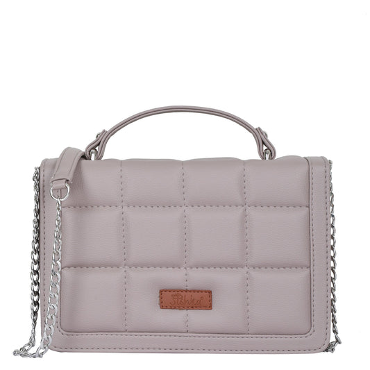 Wholesale Mauve Vegan Leather Crossbody Sling Bag – Women’s Chain Strap Shoulder bag