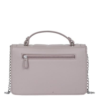 Wholesale Mauve Vegan Leather Crossbody Sling Bag – Women’s Chain Strap Shoulder bag