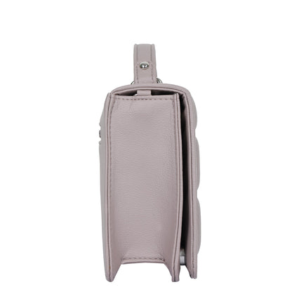Wholesale Mauve Vegan Leather Crossbody Sling Bag – Women’s Chain Strap Shoulder bag