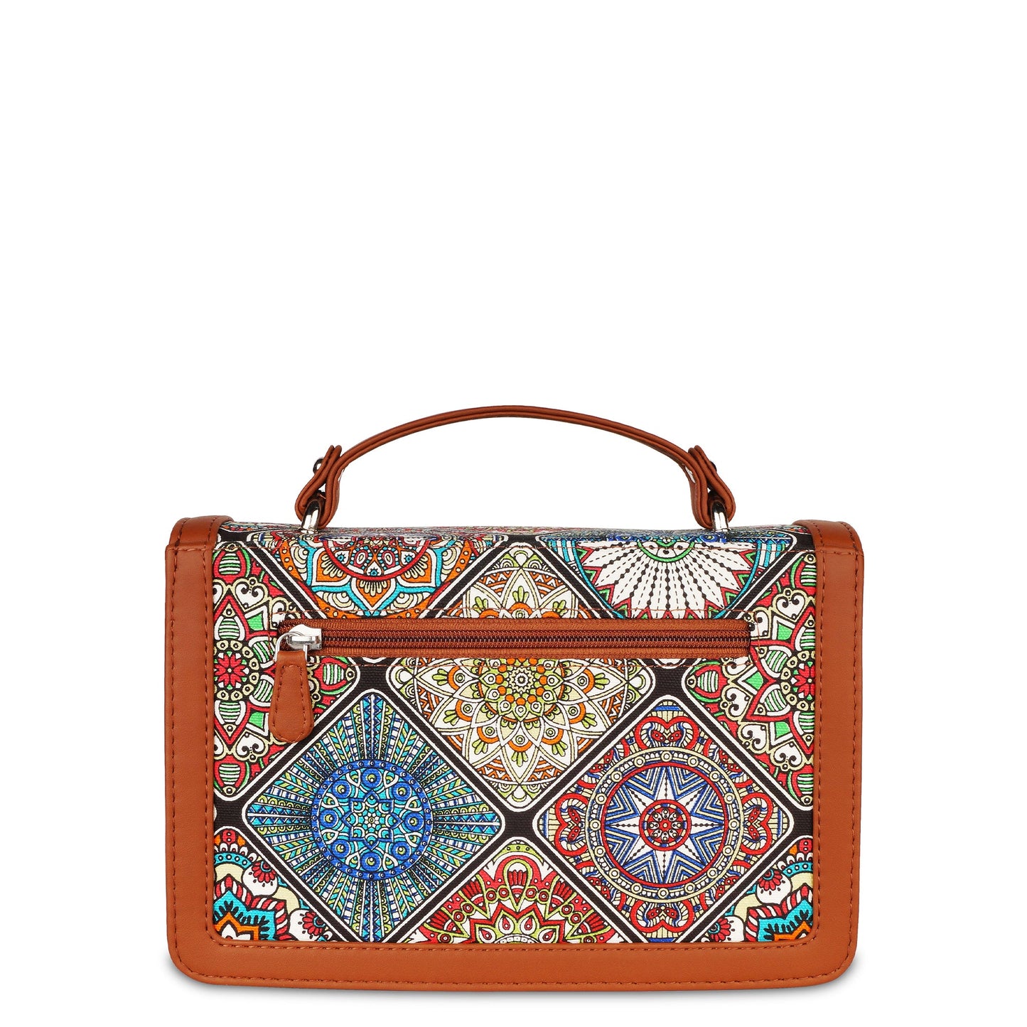 Women’s Mandala Sling Bags with Vegan Leather Trim – Wholesale
