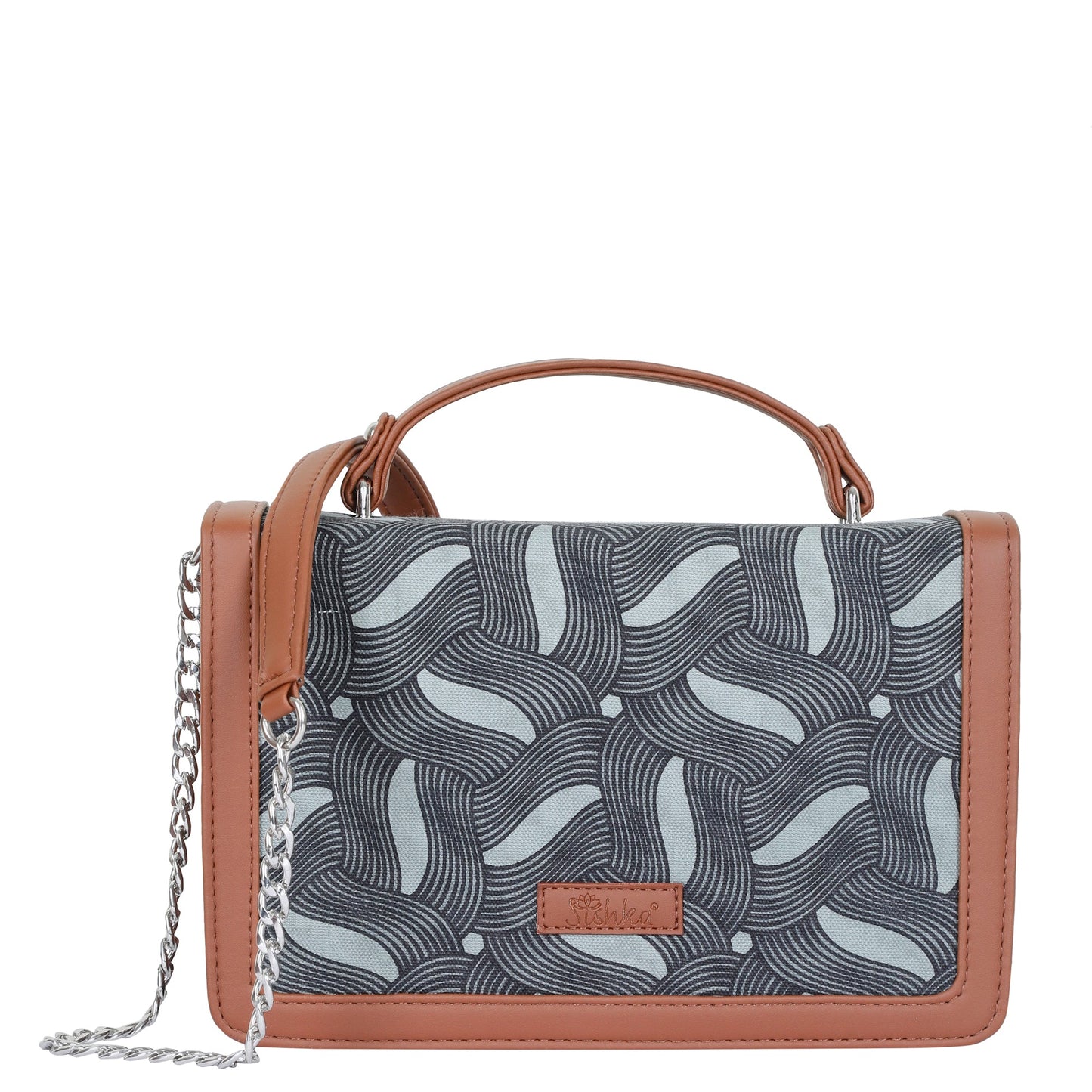 Women’s Wave Crossbody Bags with Vegan Leather Trim – Wholesale