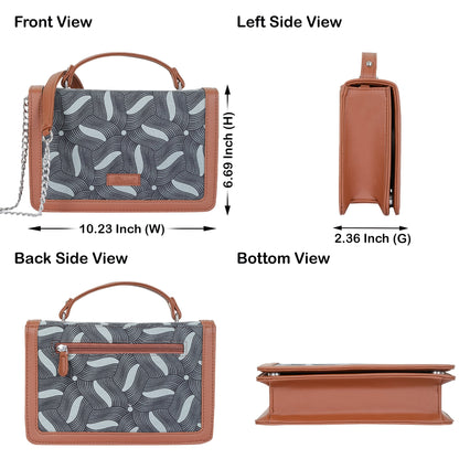 Women’s Wave Crossbody Bags with Vegan Leather Trim – Wholesale