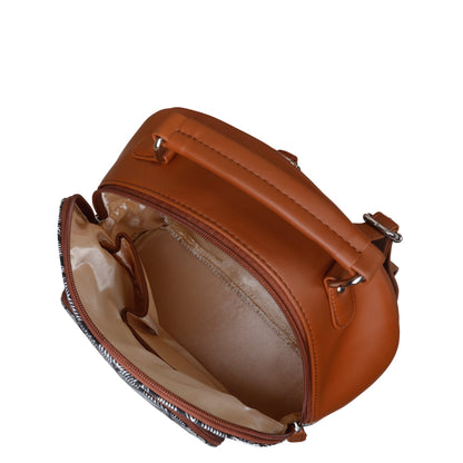 Women’s Monochrome Backpacks with Vegan Leather Trim – Wholesale