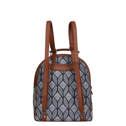 Women’s Monochrome Backpacks with Vegan Leather Trim – Wholesale