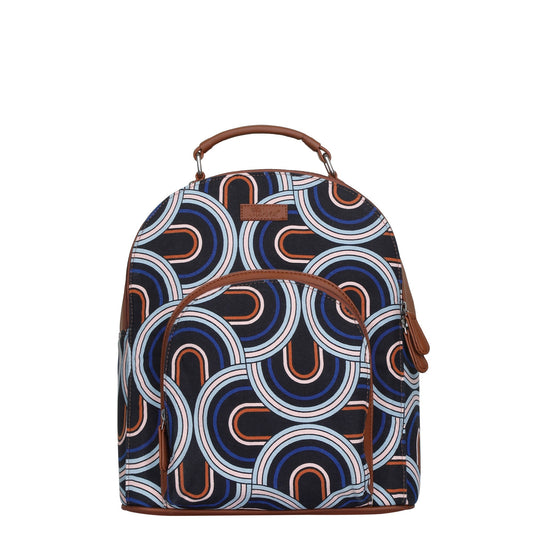 Women’s Abstract Backpacks with Vegan Leather Trim – Wholesale