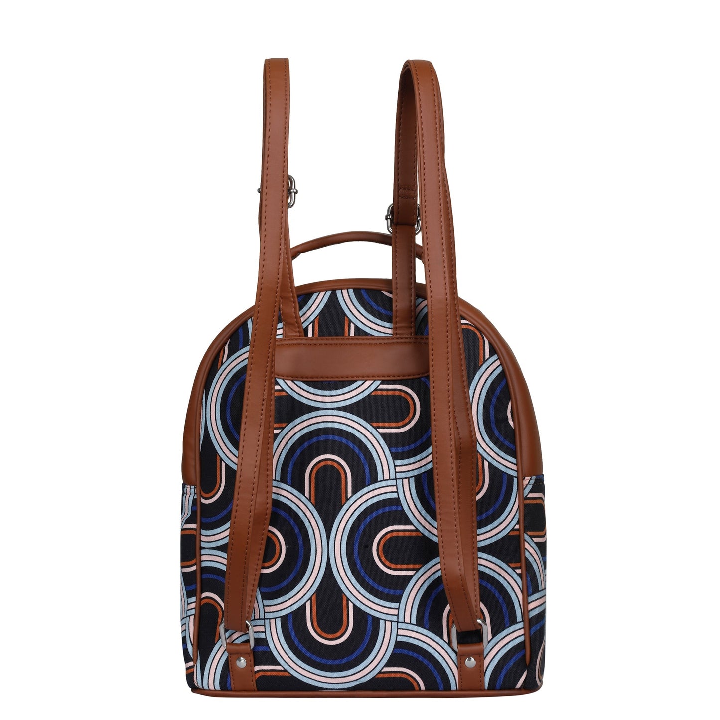 Women’s Abstract Backpacks with Vegan Leather Trim – Wholesale