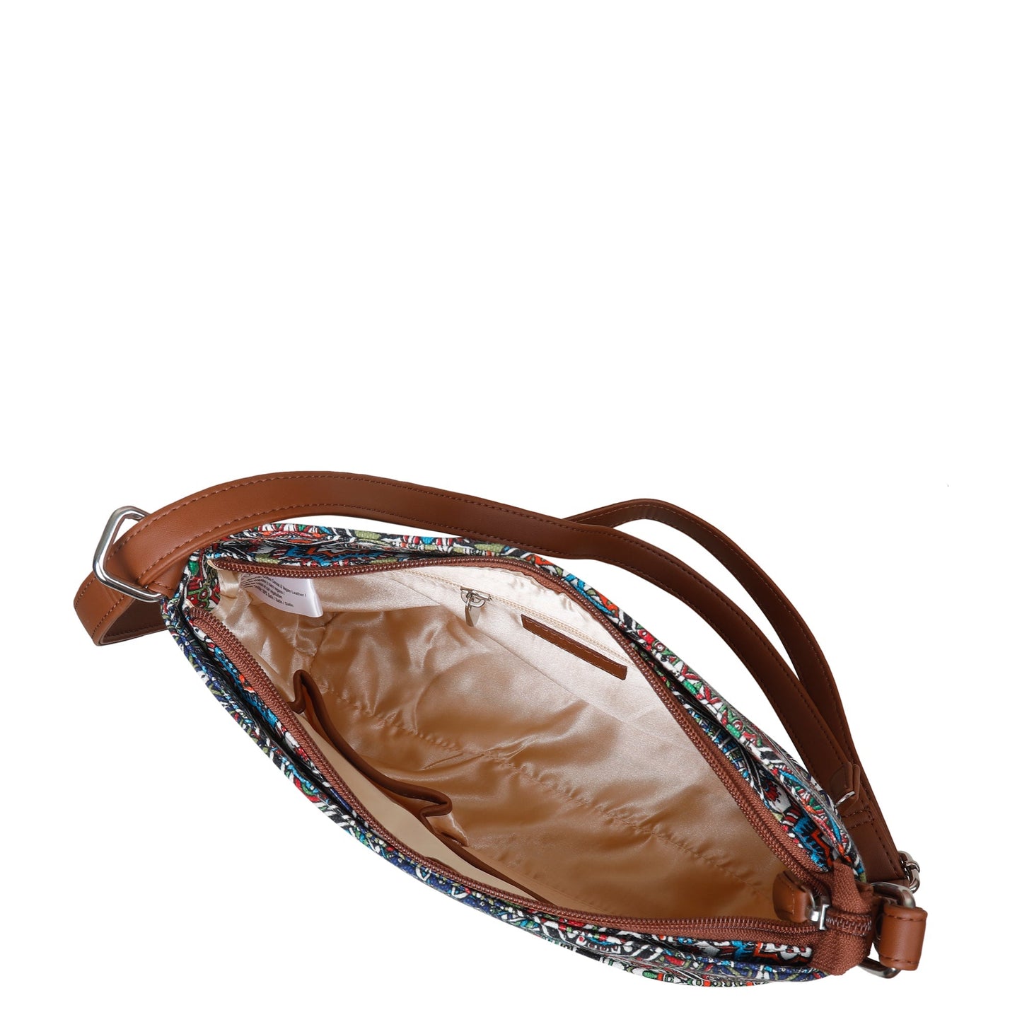 Wholesale Women’s Mandala Crossbody Bags with Vegan Leather Trim Handle