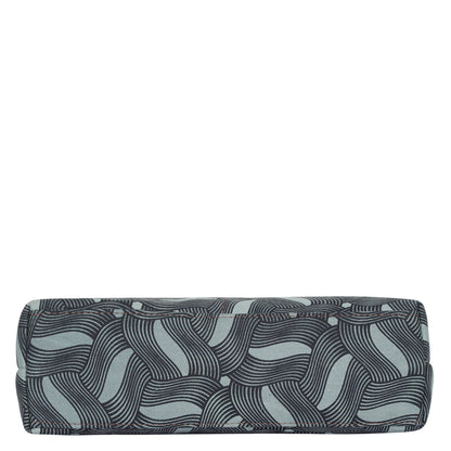 Women’s Abstract Fabric Crossbody Bags with Vegan Leather Trim – Wholesale