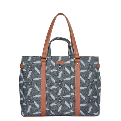 Women’s Olive Shoulder Tote Bags with Vegan Leather Trim Handle – Wholesale
